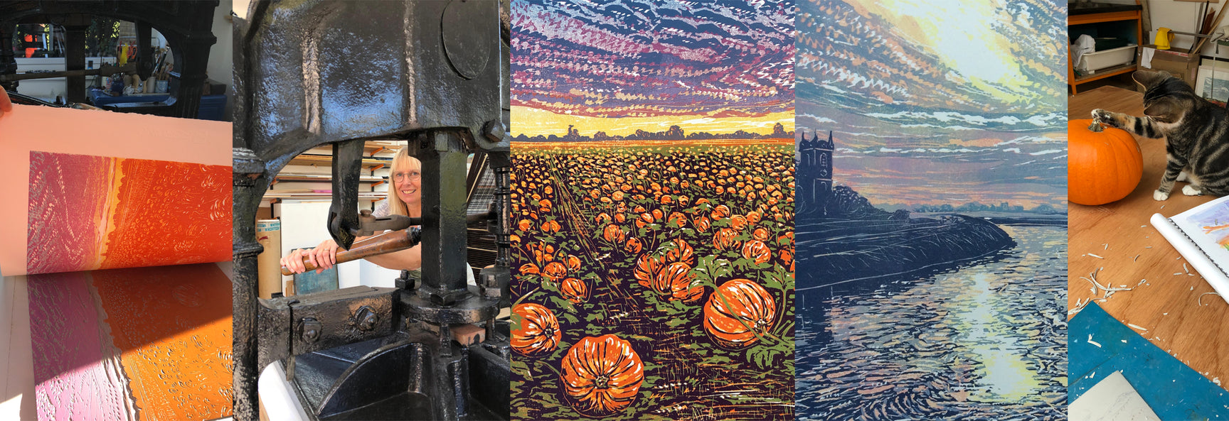 Original Art Linocuts Etchings Art classes Fine Art Printmaking