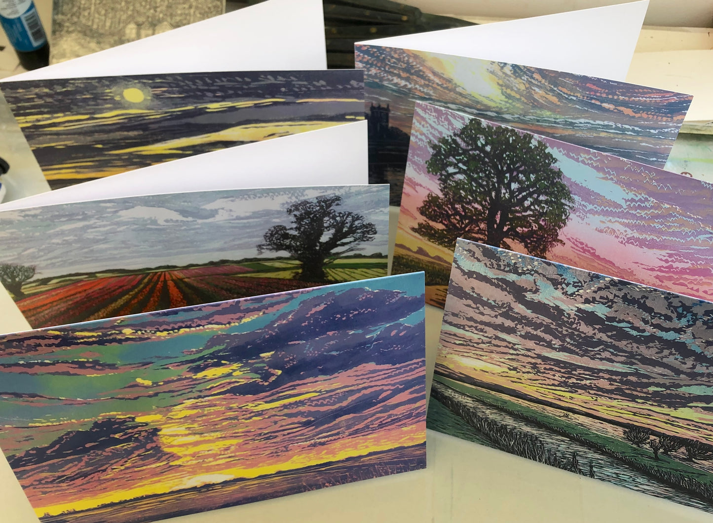 5 Greetings cards